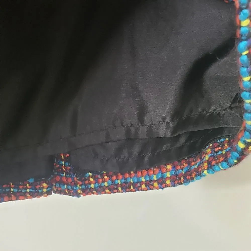 Kate Spade Judy Rainbow Tweed Skirt Size 8